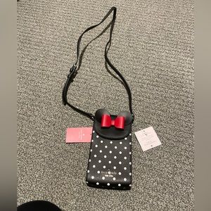 Disney X Kate Spade New York Minnie Mouse Flap Phone Crossbody